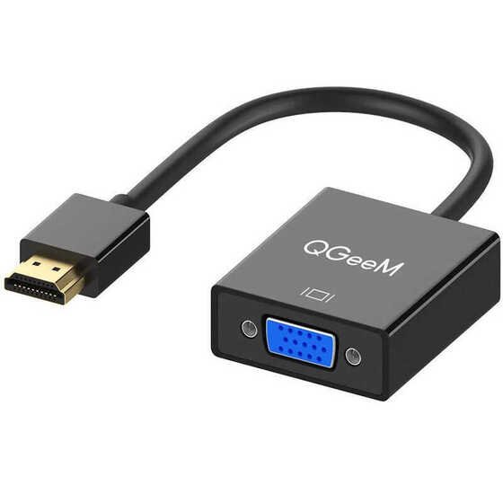 Qgeem QG-HD04 HDMI to VGA Dönüştürücü Çevirici Full HD 1080p