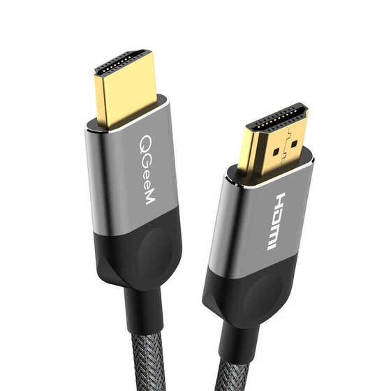 Qgeem QG-AV14 4K HDMI Kablo 150 cm 18 Gbps HDMI 2.0 Görüntü Aktarım Kablosu