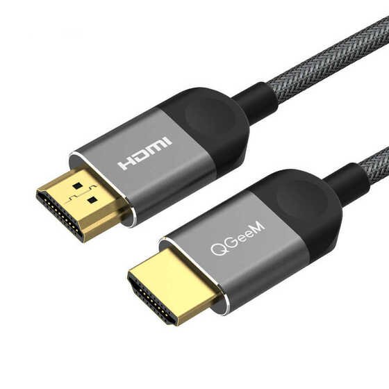 Qgeem QG-AV14 4K HDMI Kablo 150 cm 18 Gbps HDMI 2.0 Görüntü Aktarım Kablosu