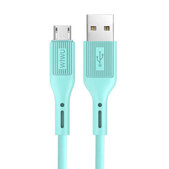 Wiwu G40 Vivid Micro USB Kablo 2.4A Hızlı Şarj Kablosu 120 cm