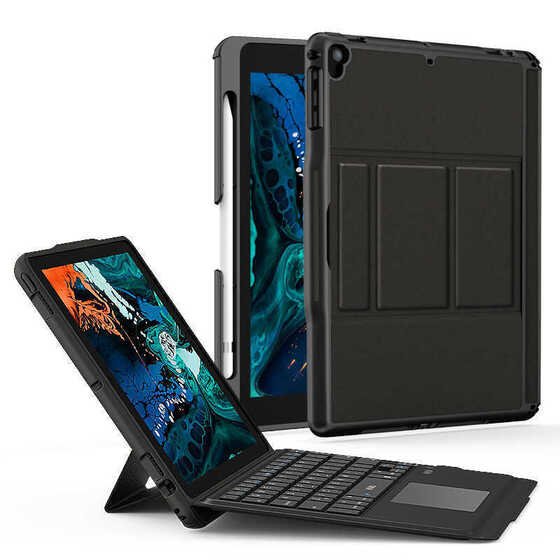 Apple iPad Pro 10.5 (7.Nesil) Wiwu Keyboard Folio Kablosuz Klavyeli Kılıf