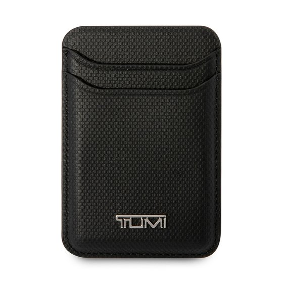 Tumi Orjinal Lisanslı 2 Hazneli Metal Logolu Deri Magnetik Kartlık
