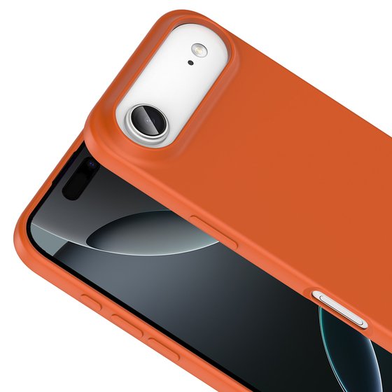 iPhone 17 Air Kılıf Lansman Tasarım İç Yüzeyi Kadife Silikon