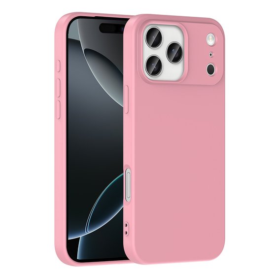iPhone 17 Pro Max Kılıf Lansman Tasarım İç Yüzeyi Kadife Silikon