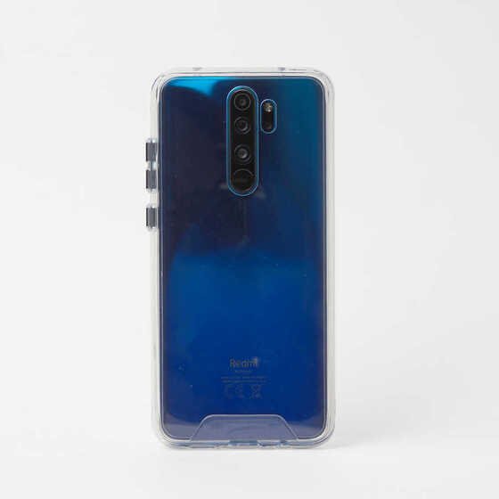 Xiaomi Redmi Note 8 Pro Kılıf Şeffaf Zırh Tasarım Ultra Koruma Silikon