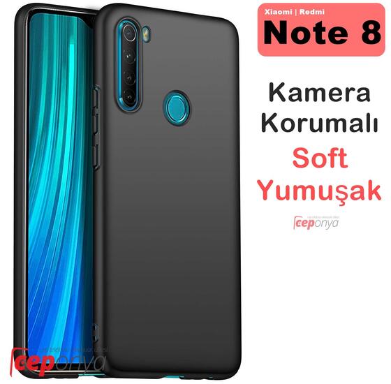 Xiaomi Redmi Note 8 Kaliteli Kamera Korumalı Soft Kılıf