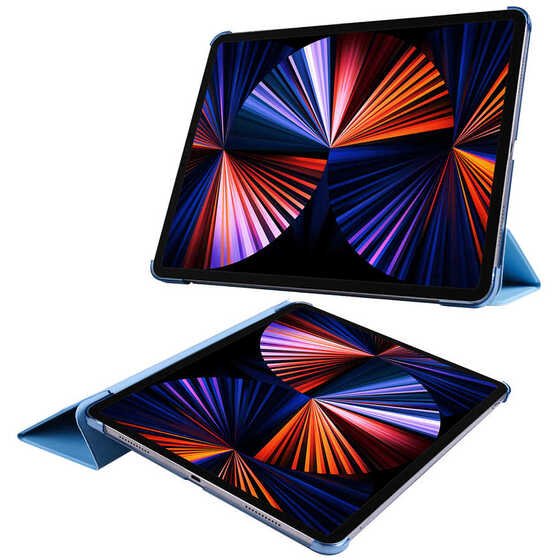İpad Pro 12.9 2020 (4.Nesil) / İpad Pro 12.9 2021 (5.Nesil) / İpad Pro 12.9 2022 M2 Standlı Tablet Kılıf Smart Cover