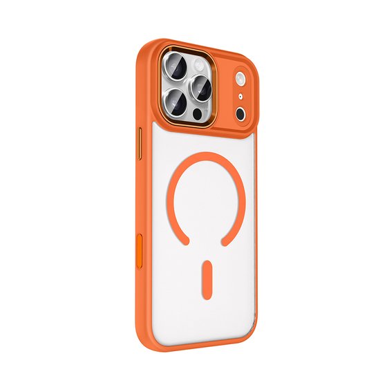iPhone 17 Pro Max Kılıf Magsafe Kamera Çevresi Metal Kirlenmeye Dayanıklı Premium Kapak