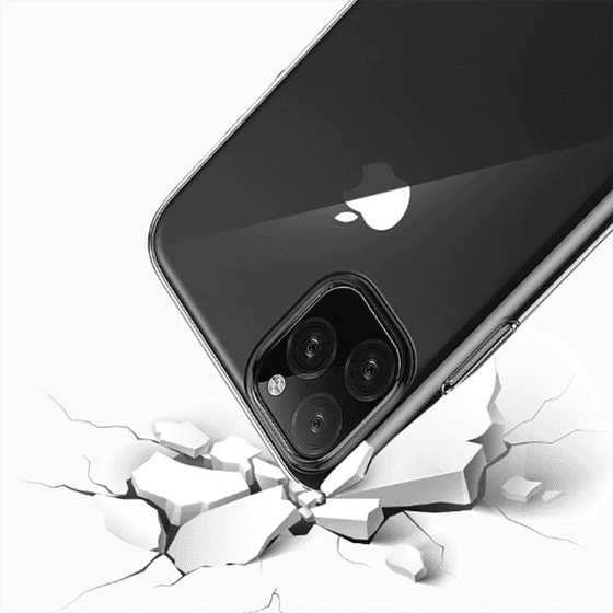 iPhone 11 Pro Kılıf İnce ve Esnek Şeffaf Süper Silikon