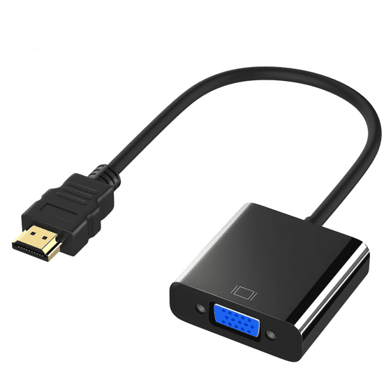 Qgeem QG-HD07 HDMI To VGA Dönüştürücü 1080p Full HD Adaptör Görüntü Aktarım Kablosu