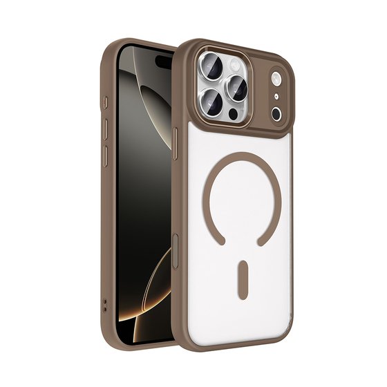 iPhone 17 Pro Kılıf Magsafe Kamera Çevresi Metal Kirlenmeye Dayanıklı Premium Kapak