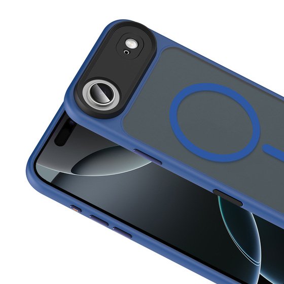 iPhone 17 Air Kılıf Mat Arka Yüzey Wireless Şarj Özellikli Flet Magsafe Kapak