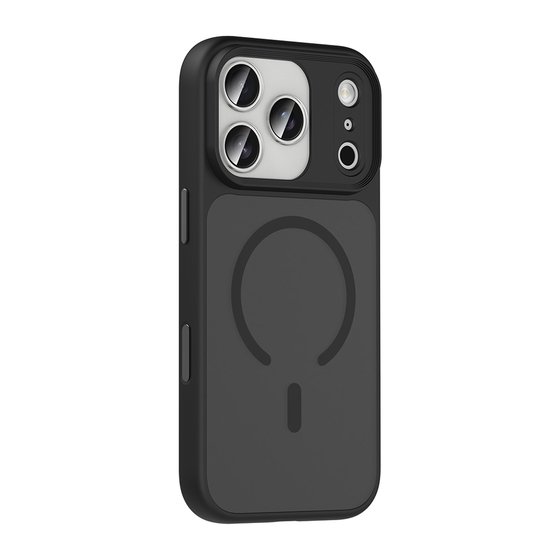 iPhone 17 Pro Kılıf Mat Arka Yüzey Wireless Şarj Özellikli Flet Magsafe Kapak