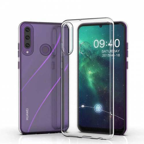 Huawei Y6P İnce Esnek Sararmaz Şeffaf Süper Silikon Kılıf