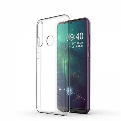 Huawei Y6P İnce Esnek Sararmaz Şeffaf Süper Silikon Kılıf