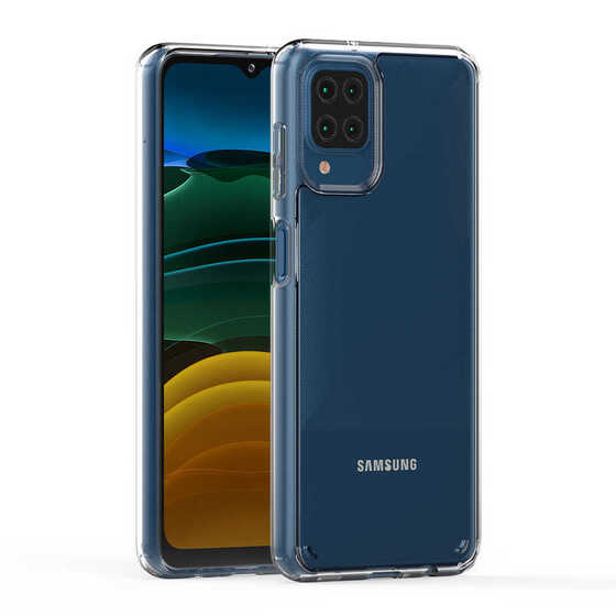 Galaxy M12 Kılıf Şeffaf Lüx Ultra Koruma Silikon