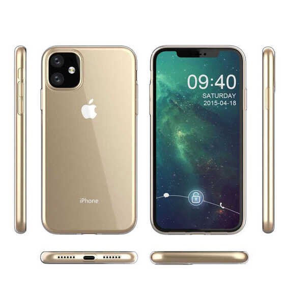 Apple iPhone 11 Ultra ince Silikon Kapak 0.2 mm