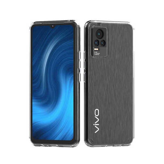 Vivo V21 Kılıf Şeffaf Lüx Ultra Koruma Silikon