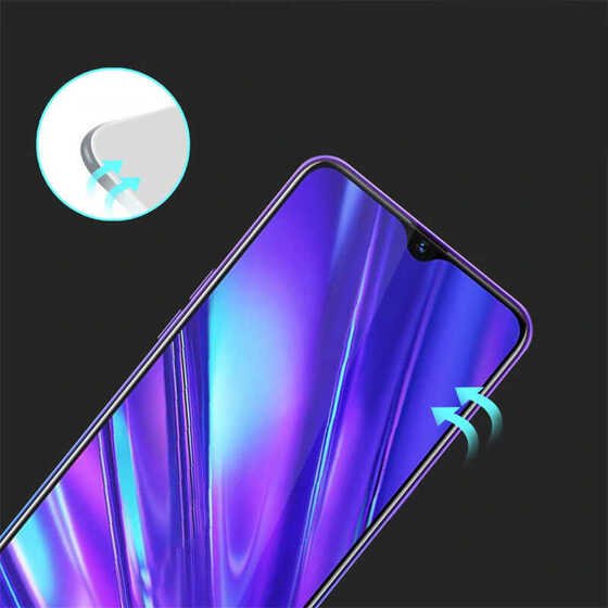 Galaxy A02S Kenarları Kırılmaya Dayanıklı Cam Ekran Koruyucu