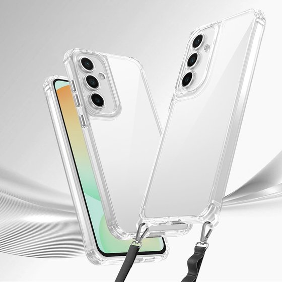 Galaxy A15 Kılıf Airbagli Takılabilir Askı Aparatlı Snap Silikon Kapak