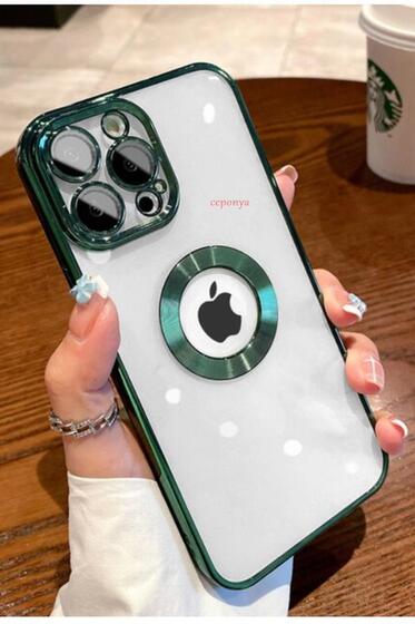 iPhone 13 Pro Kılıf Köşeleri Renkli Şeffaf Kamera Korumalı Silikon Luxury Kapak