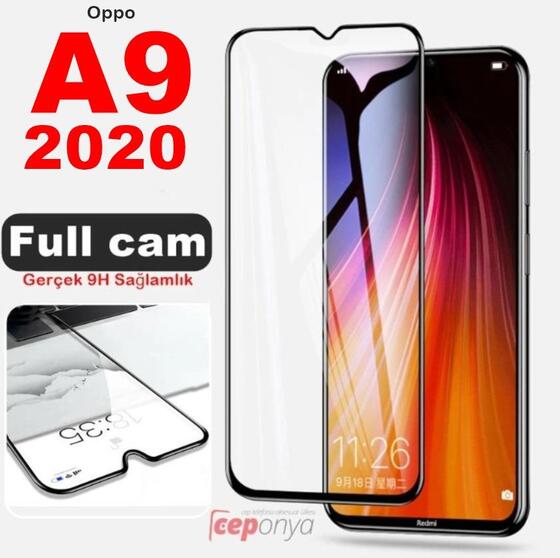 Oppo A9 2020 Zore Kenarları Kırılmaya Dayanıklı Cam Ekran Koruyucu