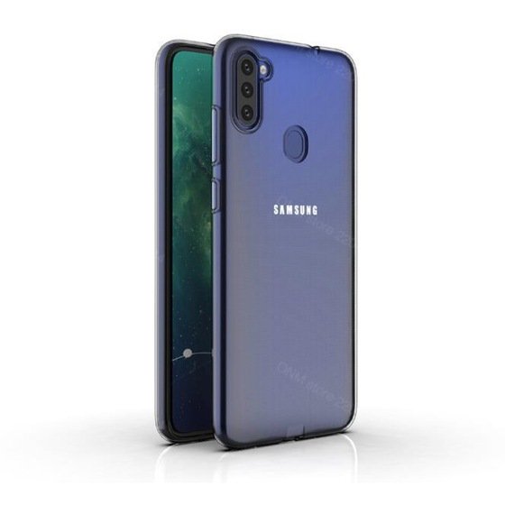 Galaxy M11 - A11 Ultra İnce Esnek Sararmaz Şeffaf Silikon Kılıf