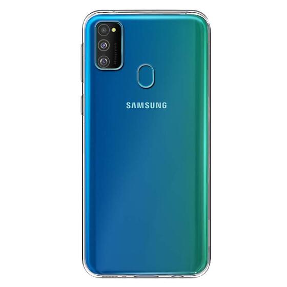 Samsung Galaxy M30S Şeffaf Kaliteli Sararmaz İnce Silikon Kılıf