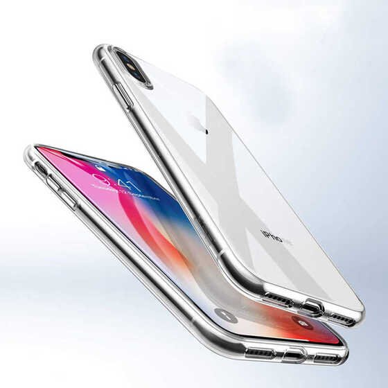 iPhone XS Max Kılıf Ultra İnce Silikon Kapak 0.2 mm