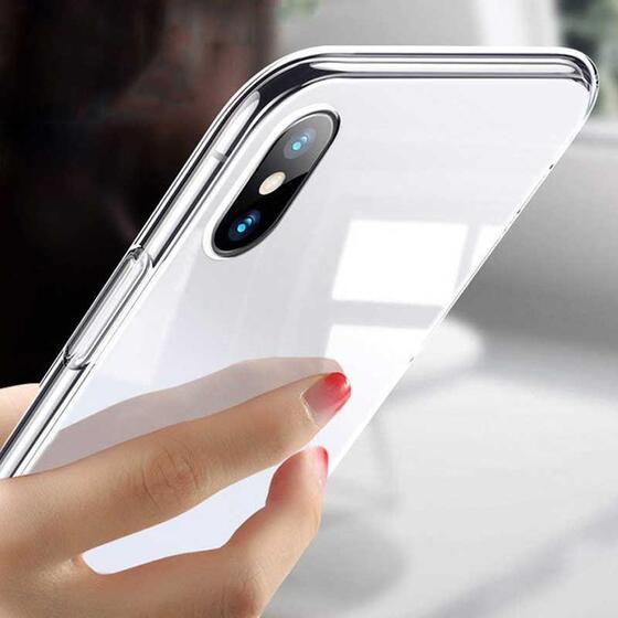 iPhone X/XS Kılıf Ultra İnce Silikon Kapak 0.2 mm