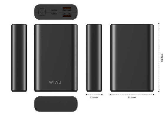 Wiwu JC-05 10000 mAh PD Powerbank Qualcomm 3.0 Taşınabilir Hızlı Şarj Cihazı