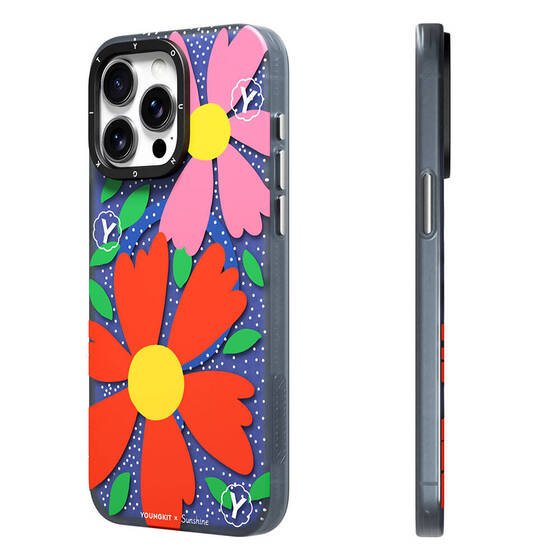 Apple iPhone 14 Pro Max Kılıf Magsafe Şarj Özellikli Sunshine Tasarımlı Youngkit Colorful Serisi Kapak