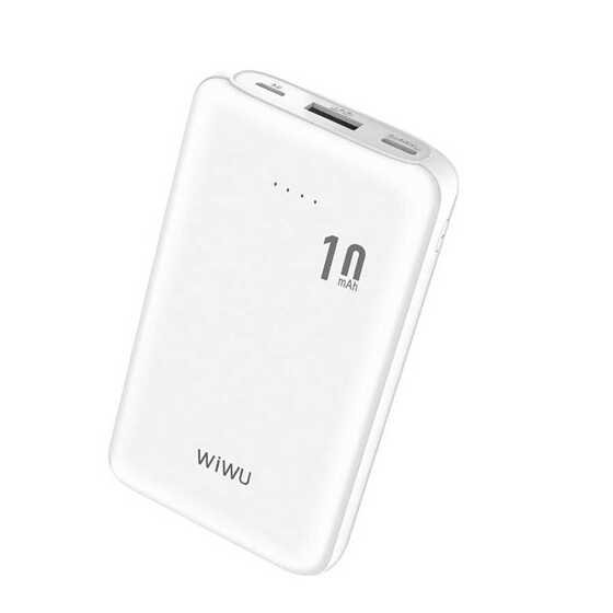 Wiwu JC-02 10000 mAh Powerbank 2.1A 10.5W Led Işıklı Taşınabilir Şarj Cihazı