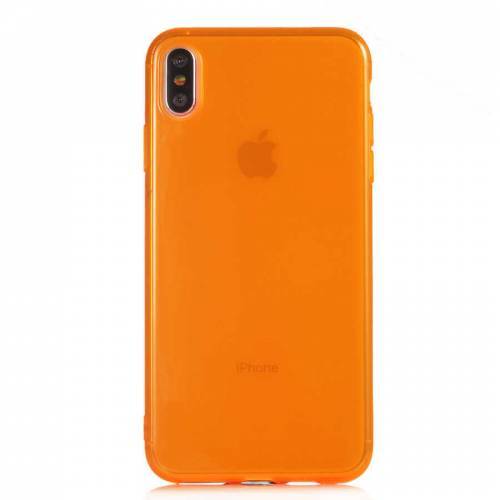 iPhone XS Max Kılıf Kamera Çıkıntılı Renkli Transparan Silikon