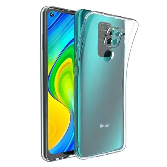 Xiaomi Redmi Note 9 Kılıf 3D Maximum Kamera Korumalı Şeffaf Silikon