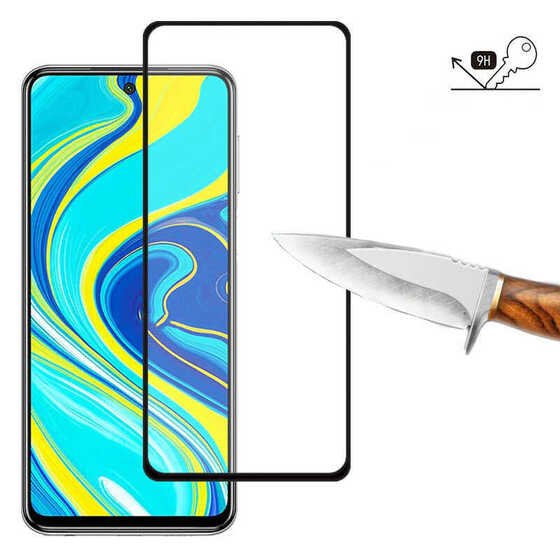 Xiaomi Redmi Note 10S Kenarları Kırılmaya Dayanıklı Cam Ekran Koruyucu