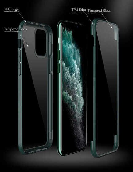 Apple iPhone 13 Pro Max Kılıf Ön Arka Tam Kapatan 360 Tam Koruma Lüx Kapak