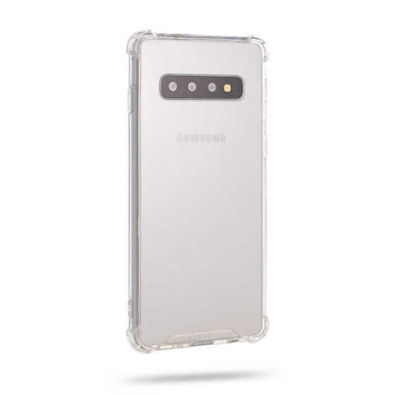 Galaxy S10 Kılıf Şeffaf Köşe Korumalı Roar Armor Gel Kapak