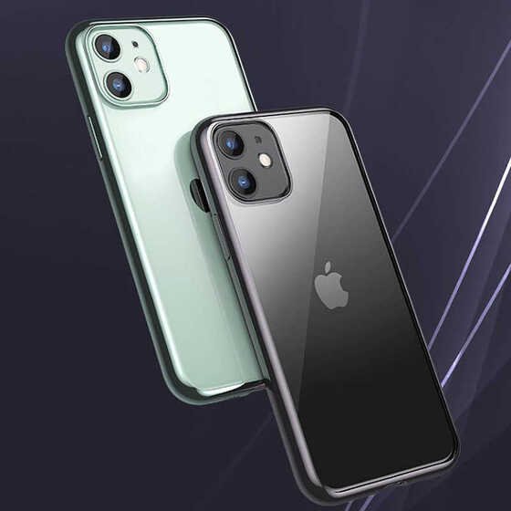 Apple iPhone 11 Köşeleri Parlak Renkli Benks Magic Glitz Transparent Kapak