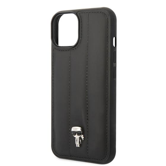 Apple iPhone 14 Kılıf Karl Lagerfeld Nylon Puffy Airbag Karl Dizayn Kapak