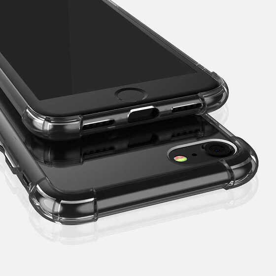 Apple iPhone 7 Kılıf Şeffaf Köşe Korumalı Roar Armor Gel Kapak