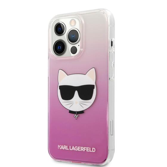 Apple iPhone 14 Pro Kılıf Karl Lagerfeld Sert TPU Choupette Dizayn Kapak