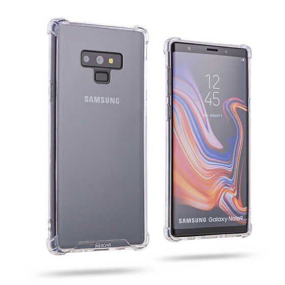 Galaxy Note 9 Kılıf Şeffaf Köşe Korumalı Roar Armor Gel Kapak