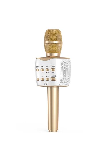 Mc7 Karaoke Mikrofon & Bluetooth Hoparlör - Ses Kaydı Aux & Usb & Hafıza Kartı Ses Ayarları