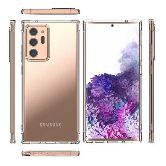 Galaxy Note 20 Ultra Kılıf Köşeleri Airbagli Antişok Şeffaf