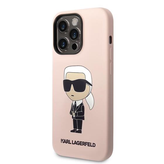 Apple iPhone 14 Pro Max Kılıf Karl Lagerfeld Silikon Karl Dizayn Kapak