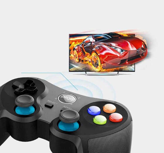 iPega PG-9157 Bluetooth Gamepad + joystick + Tutucu Oyun Konsolu