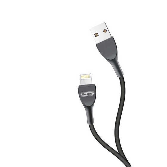 Go Des GD-UC510 Lightning USB Kablo 2.4A Hızlı Şarj Kablosu 100 cm Data Kablo