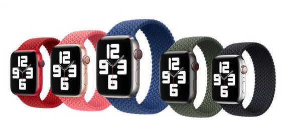 Apple Watch 38mm Wiwu Braided Solo Loop Medium Saat Kordon Kayış Bileklik