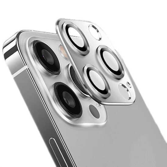 Apple iPhone 13 Pro Max CL-03 ​​​​Kamera Lens Koruyucu Metal Cam Koruma